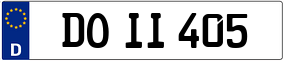 Truck License Plate